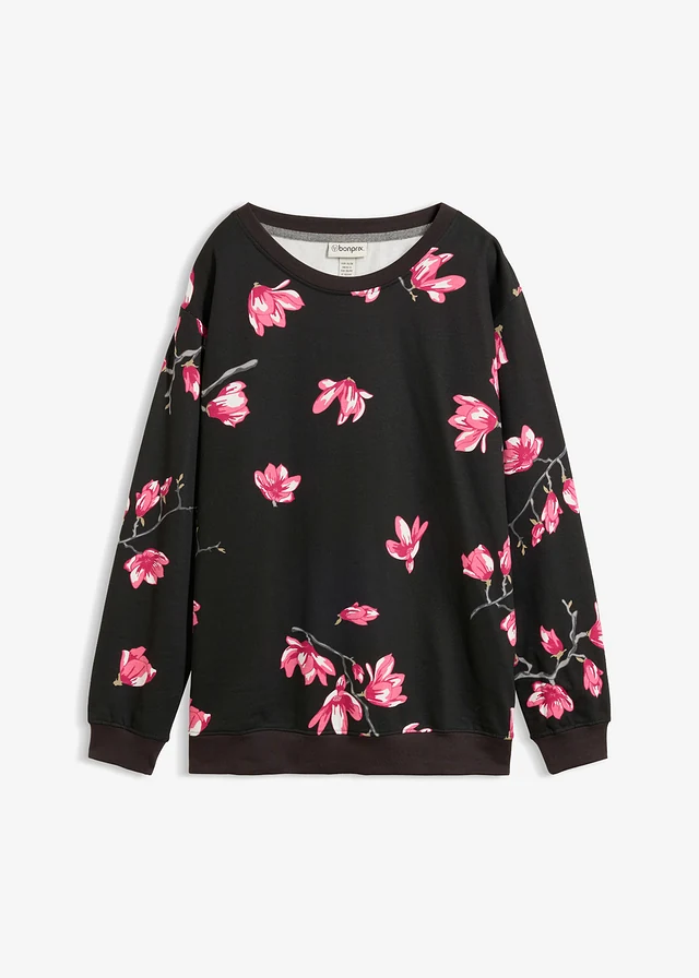 Bluza z czystej bawełny, luźniejszy fason