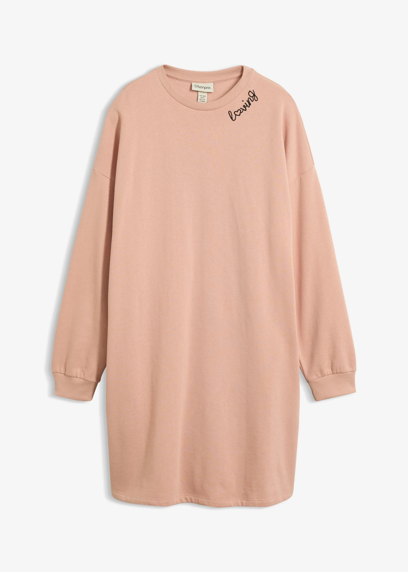 Oversized sweatjurk • vintage roze • bonprix online shop