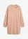 Robe molletonnée oversize, Couleur: rose vintage