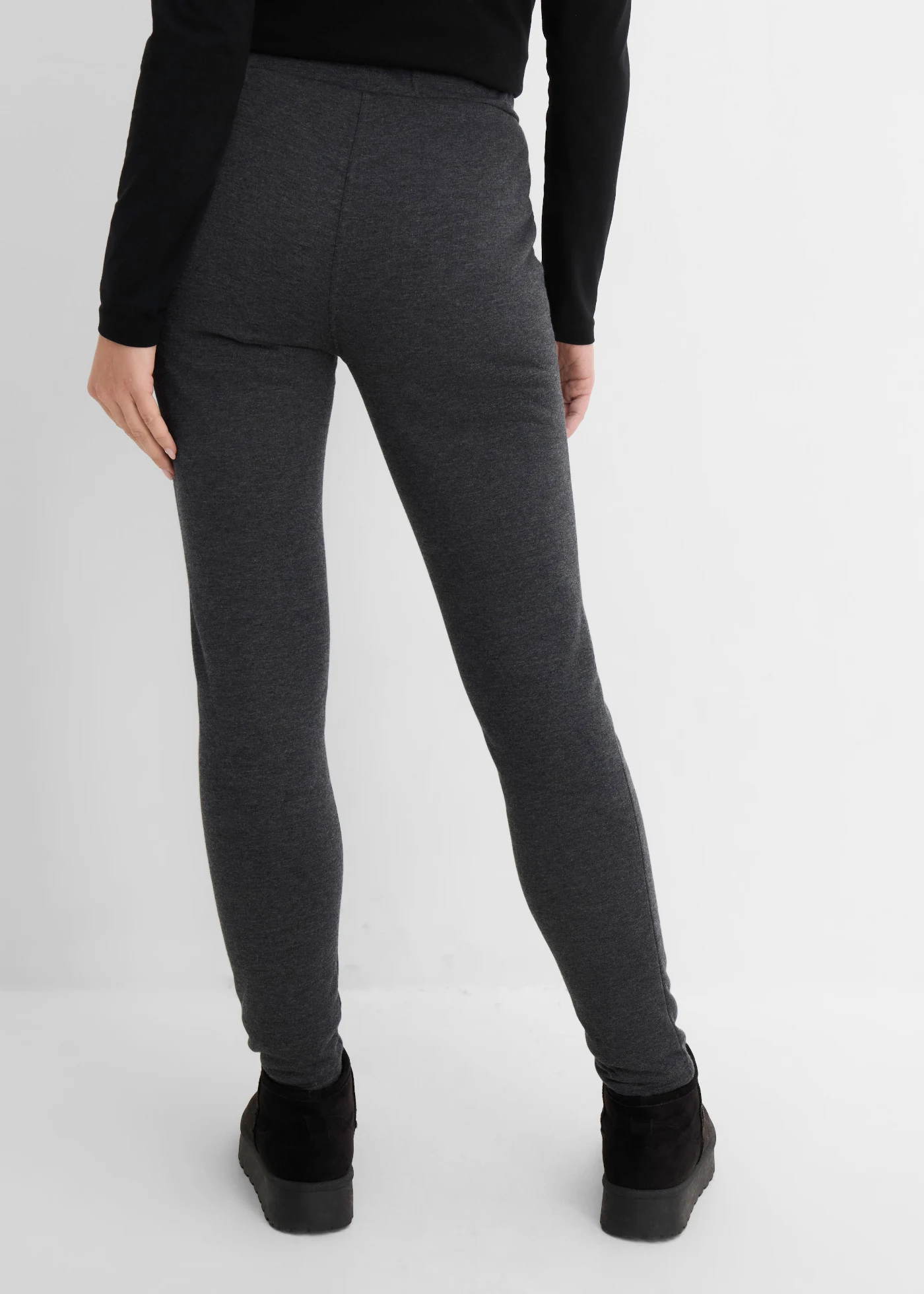 Thermolegging met teddy voering • antraciet gemêleerd • bonprix online shop