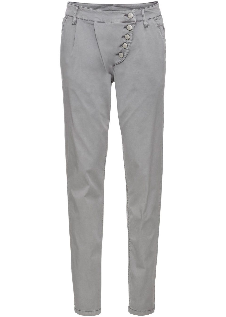 

Брюки-чино Slim Fit, Серый «потертый»